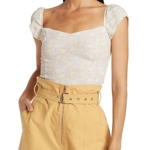 Elodie Floral Off-the-Shoulder Blouse